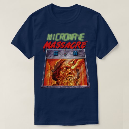 マイクロ波の大虐殺カルトクラシックコメディホラーファン Tシャツ (デザイン正面)