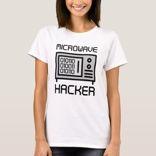 マイクロ波ハッカー Tシャツ (正面)