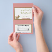 マイクロ波ポップコーンラッパーアビーのファームピンクガーリー チラシ (ハンドル)