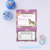 マイクロ波ポップコーンラッパージャカーナパープル動物 チラシ (シングル)