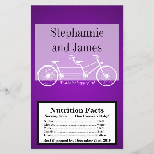 マイクロ波ポップコーンラッパーパープルダブルバイク チラシ (正面)