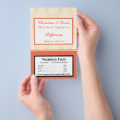 マイクロ波ポップコーンラッパーピンキッシュ/ピーチフォーマルScr チラシ (ハンドル)