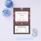 マイクロ波ポップコーンラッパーピンクシャンデリア チラシ (シングル)