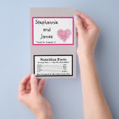 マイクロ波ポップコーンラッパーピンクフローラ花びらフロー チラシ (ハンドル)