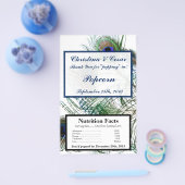 マイクロ波ポップコーンラッパーピーコックフェザーズブルー チラシ (シングル)