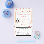 マイクロ波ポップコーンラッパーペンギン愛/ハートPeac チラシ (シングル)