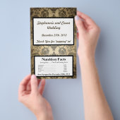 マイクロ波ポップコーンラッパーヴィンテージブラウンダマスク チラシ (ハンドル)