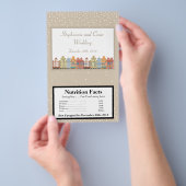 マイクロ波ポップコーンラッパー旧市街クリスマス チラシ (ハンドル)