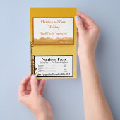 マイクロ波ポップコーンラッパー暖かい夕日 チラシ (ハンドル)