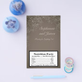 マイクロ波ポップコーンラッパー秋のフローラ秋グレー チラシ (シングル)