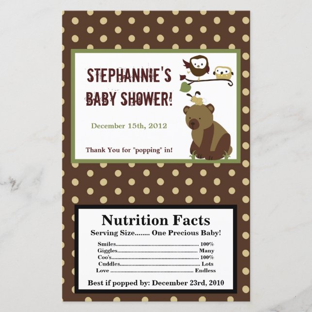 マイクロ波ポップコーンラッパー魅惑された中空林 (正面)