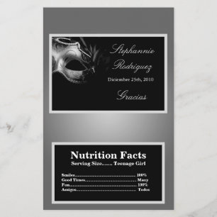 マイクロ波ポップコーンラッパー ミスXV シルバー チラシ