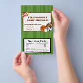 マイクロ波ポップコーンラッパ全星グリーン チラシ (ハンドル)