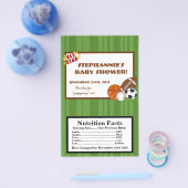 マイクロ波ポップコーンラッパ全星グリーン チラシ (シングル)