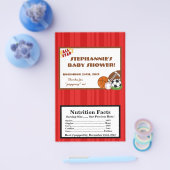 マイクロ波ポップコーンラッパ全星赤 チラシ (シングル)