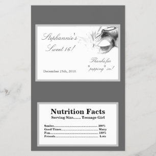 マイクロ波ポップコーンラッパ甘い16ホットホワイトシルブ チラシ