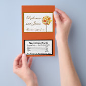 マイクロ波ポップコーンラッモダンパー秋の木秋 チラシ (ハンドル)