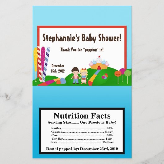 マイクロ波ポップコーン包みキャンディランドアイスクリーム チラシ (正面)