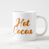 マイクロ波マグカップ(バニラホワイトホットチョコレートレシピ) ジャンボコーヒーマグカップ (右)