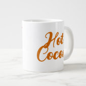 マイクロ波マグカップ(ホットメキシカンスパイココアレシピ) ジャンボコーヒーマグカップ (正面右)