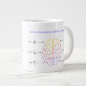 マイクロ波マグカップ | 独身のサーチョコレートケーキレシピ ジャンボコーヒーマグカップ (正面右)