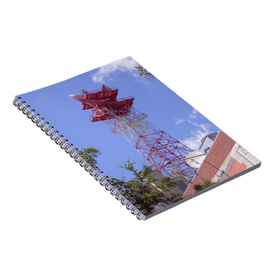 マイクロ波中継無線電信タワーノート ノートブック (右側)