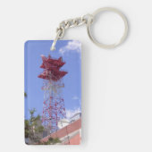 マイクロ波中継無線電信タワー キーホルダー (裏面)