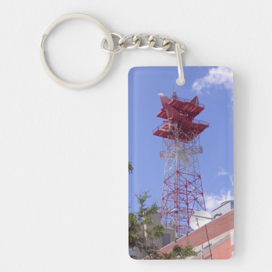マイクロ波中継無線電信タワー キーホルダー (正面)