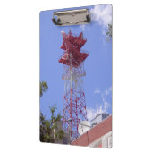 マイクロ波中継電波通信タワークリップボード クリップボード (左)