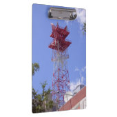 マイクロ波中継電波通信タワークリップボード クリップボード (右)