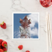 マイクロ波電気通信タワー スタンダードカクテルナプキン (インサイチュ)