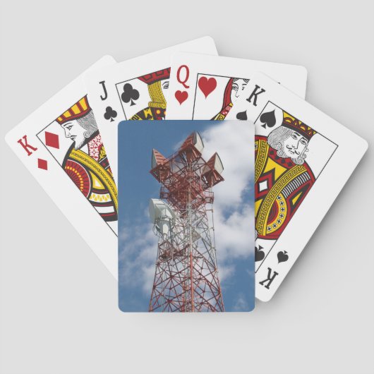 マイクロ波電気通信タワー トランプ (裏面)