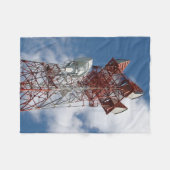 マイクロ波電気通信タワー フリースブランケット (正面(横))