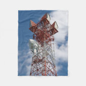 マイクロ波電気通信タワー フリースブランケット (正面)