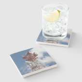 マイクロ波電気通信トーウェ ストーンコースター (横)