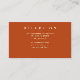 マイクロ結婚ズ燃えたオレンジ小披露宴情報 エンクロージャーカード