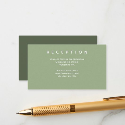 マイクロ結婚ズSageスモール披露宴情報 エンクロージャーカード (正面/裏面インサイチュ)