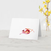 マイクロ・ドラゴン・グリーティングカード！ カード (黄色い花)