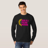 マイクロPreemie Nicu新しい母ひまわり早産Bir Tシャツ (正面フル)