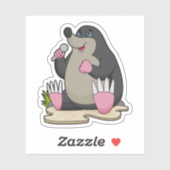 マイク付きモグラ シール (シート)