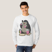 マイク付きモグラ Tシャツ (正面フル)