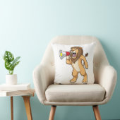 マイク付きライオン クッション (椅子)