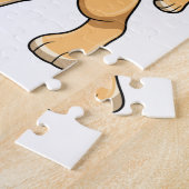 マイク付きライオン ジグソーパズル (側面)