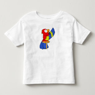 マイク付き歌手としてオウム トドラーTシャツ