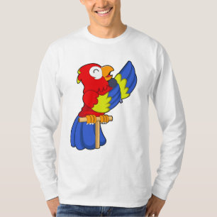 マイク付き歌手としてオウム Tシャツ