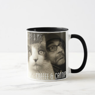 マイク及び私うたた寝のためのコーヒー及びイヌハッカまたは歌 マグカップ