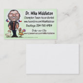 マイク及びMiddletones音楽 名刺 (正面/裏面)