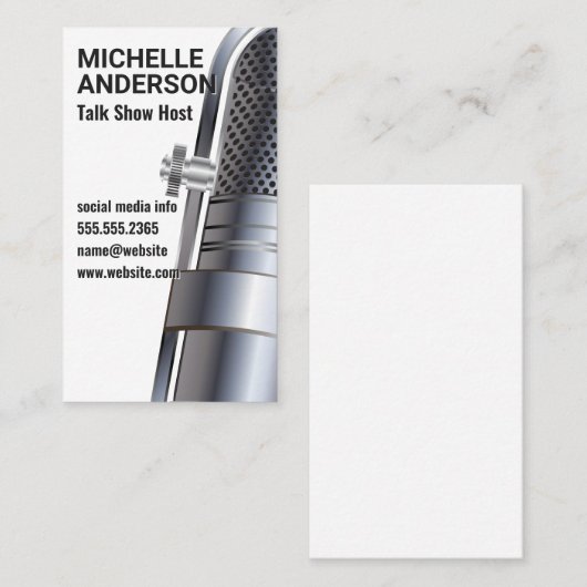 マイク金属 名刺 (正面/裏面)