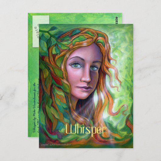 マイク・ウィンターバウアーによるささやき葉書 ポストカード (正面/裏面)