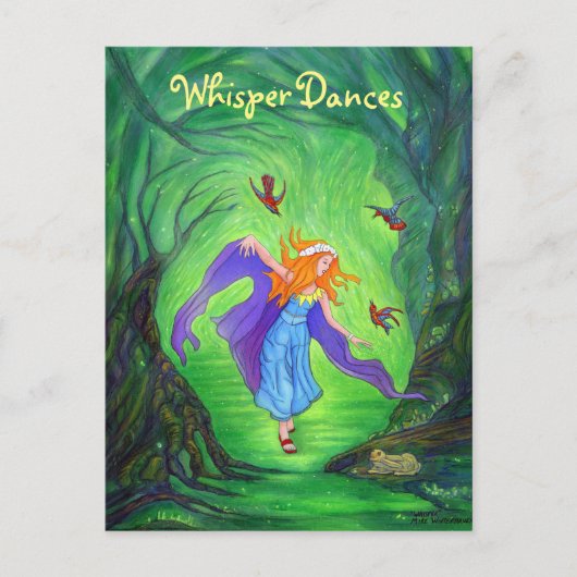 マイク・ウィンターバウアーによるウィスパー・ダンスポストカード ポストカード (正面)